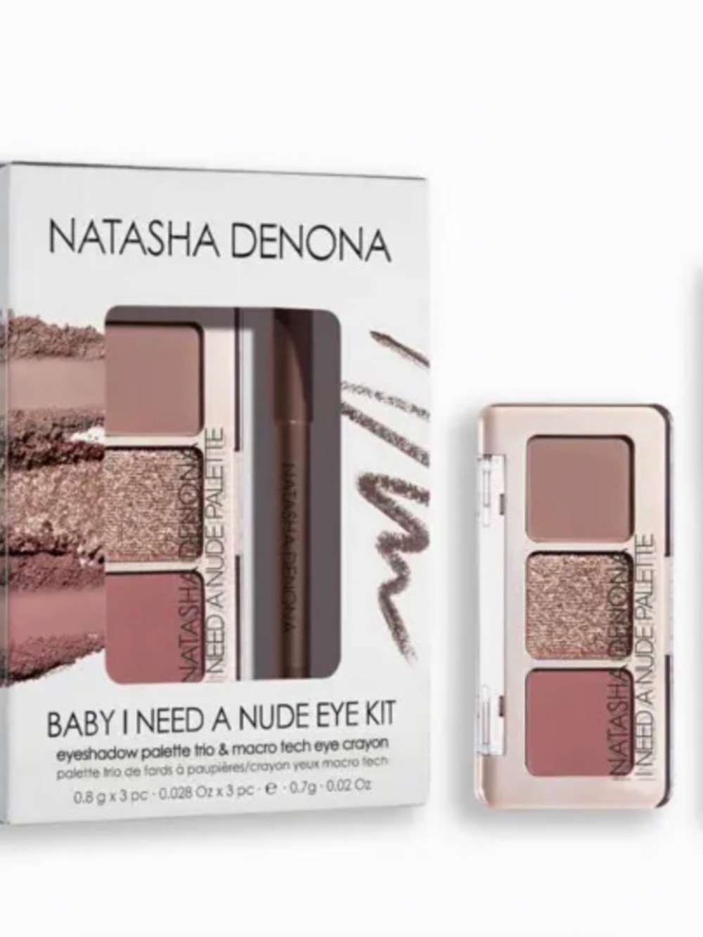 Natasha Denona Nude Eye Kit — Rose, Mauve, Shimmer